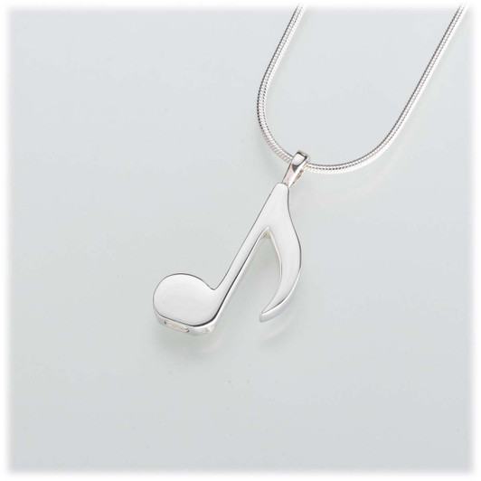 Sterling Silver Musical Note Pendant