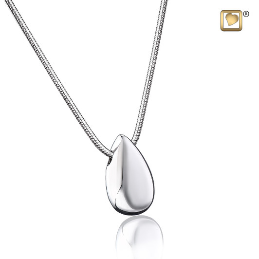 Teardrop Sterling Silver Cremation Jewelry