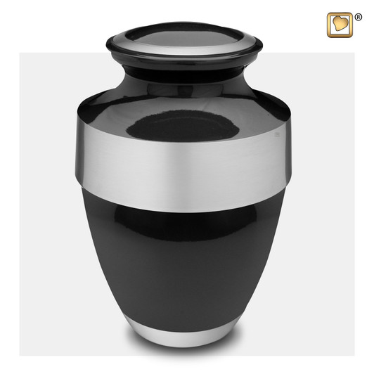 Espana Midnight & Brushed Pewter Urn