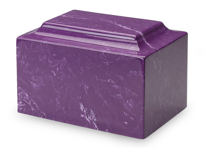 Classic Amethyst Cultured Marble Urn