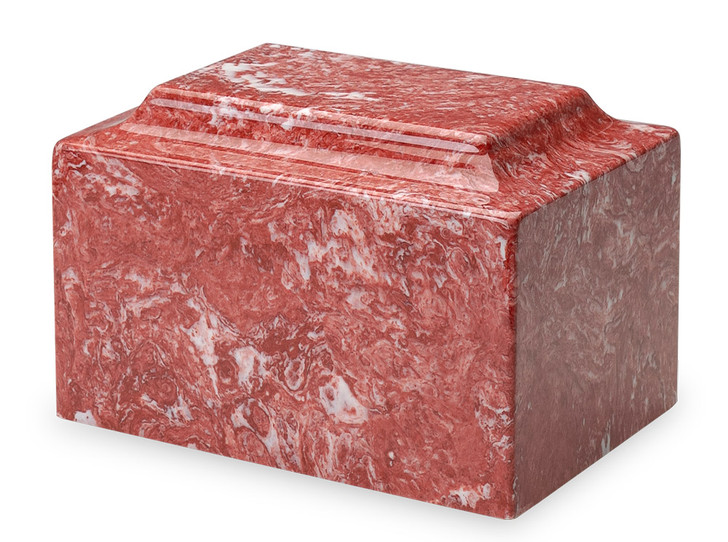 Classic Rose Cultured Marble Urn