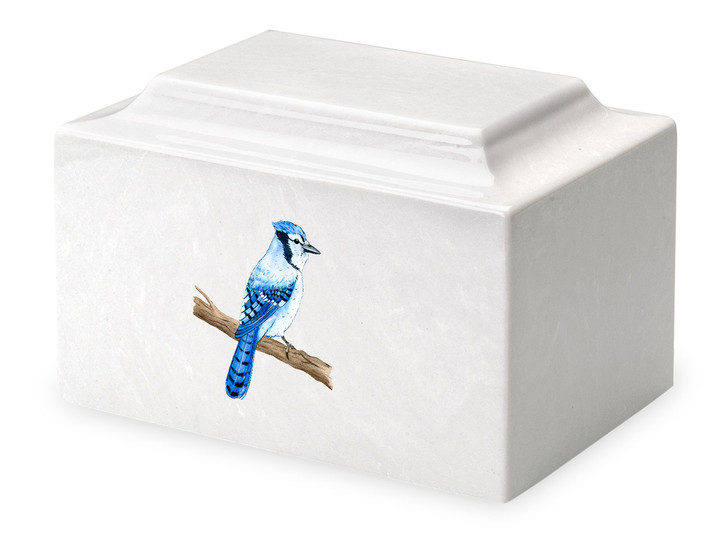 BlueJay Full Side Cultured Marble Urn