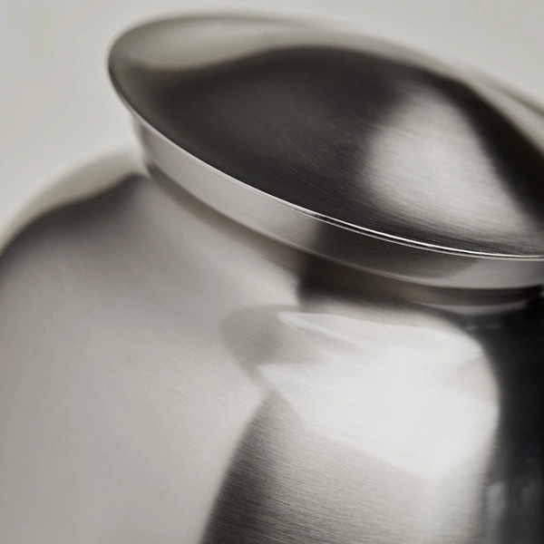 Classic Engraved Platinum Urn