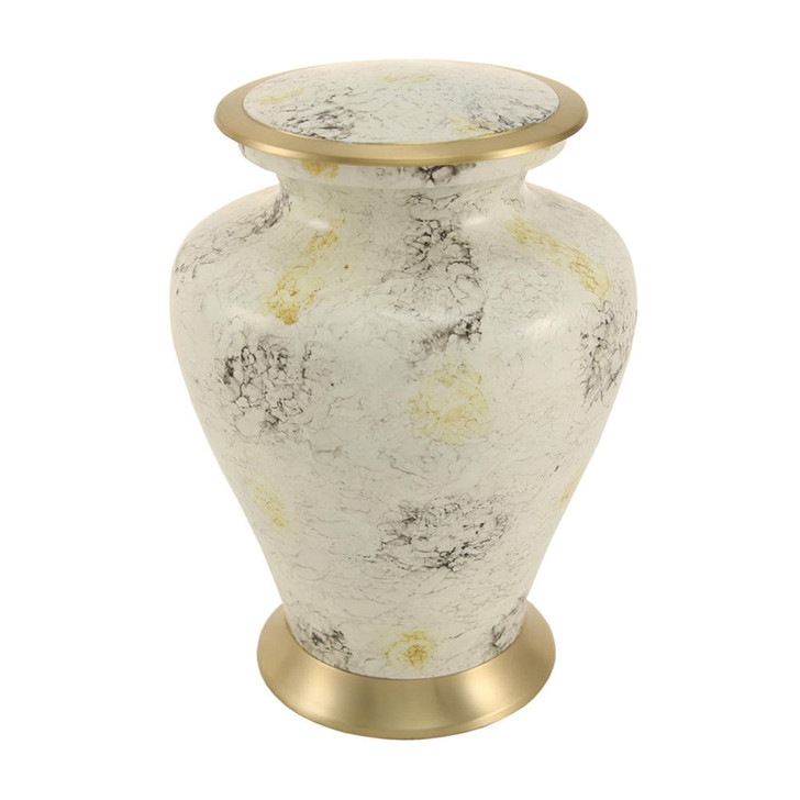 Glenwood White Marble Urn