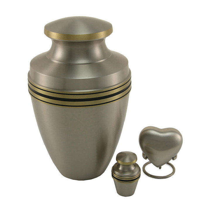 Grecian Pewter Urn