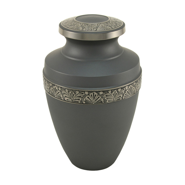 Grecian Rustic Pewter Urn