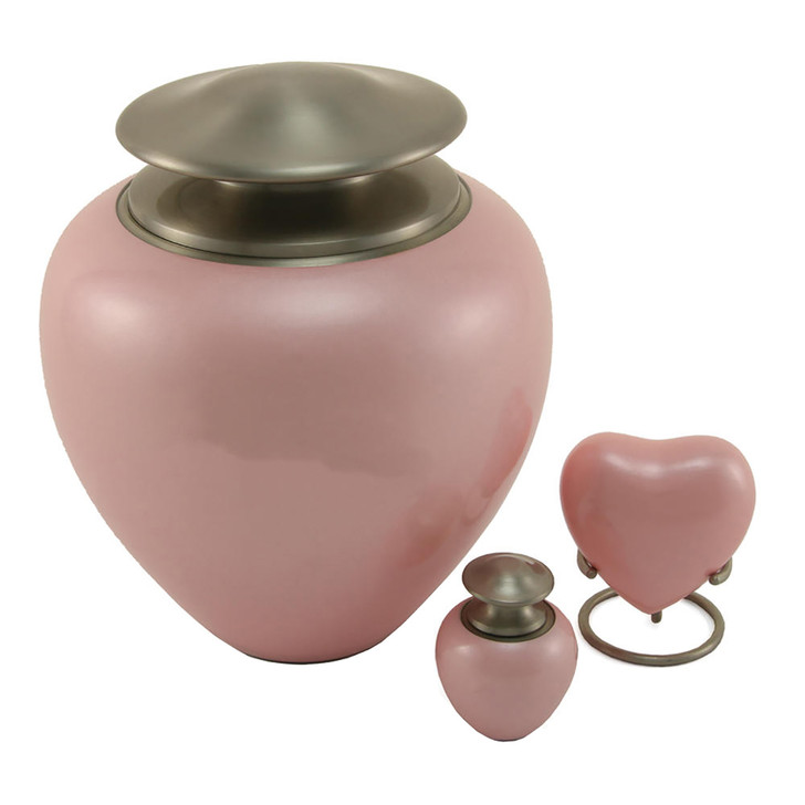Satori Pearl Pink Urn