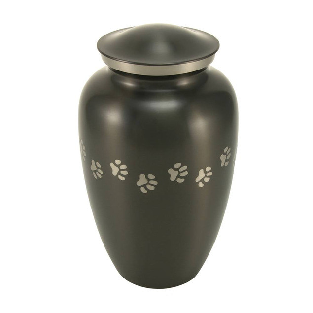 Classic Paw Slate Pet Urn - Large