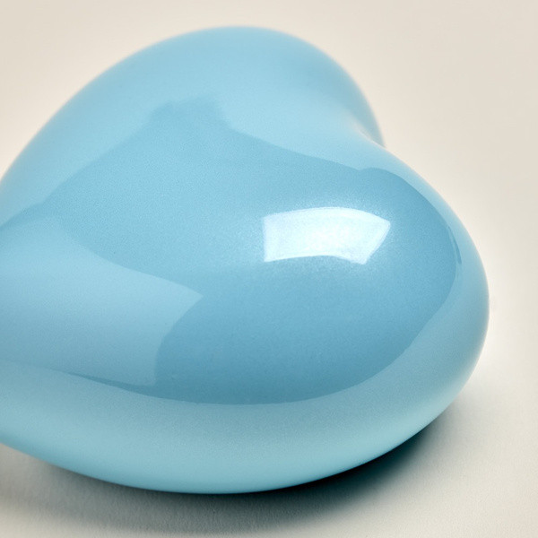 Arielle Pearl Blue Heart Urn