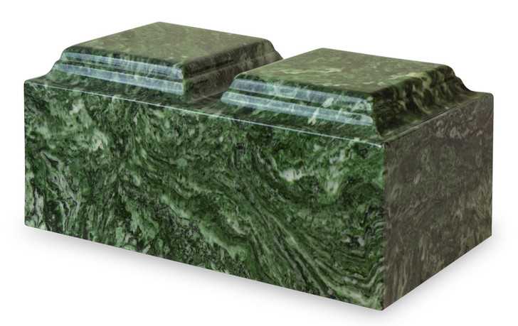 Companion Emerald Cultured Marble Urn