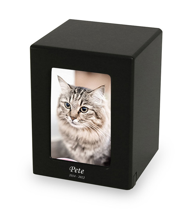 Pet Photo Black MDF Keepsake