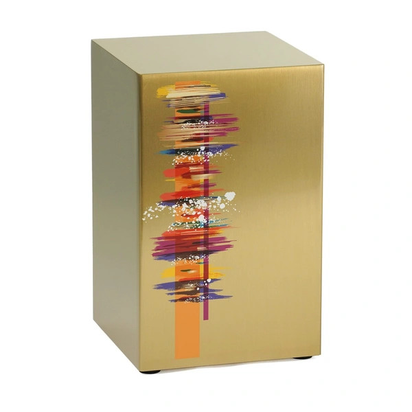 Life Canvas Painter Bronze Cremation Urn
