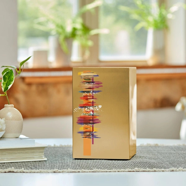 Life Canvas Painter Bronze Cremation Urn