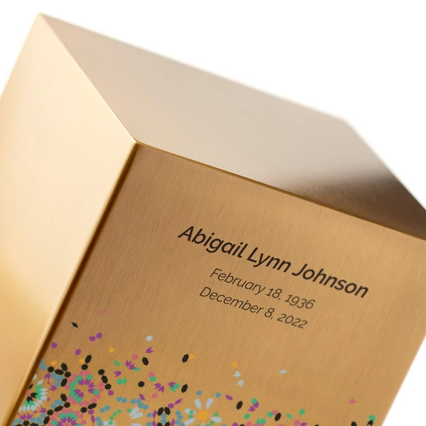 Life Canvas Mosaic Bronze Beaumont Cremation Urn