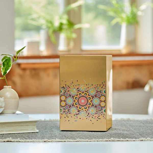 Life Canvas Mosaic Bronze Beaumont Cremation Urn