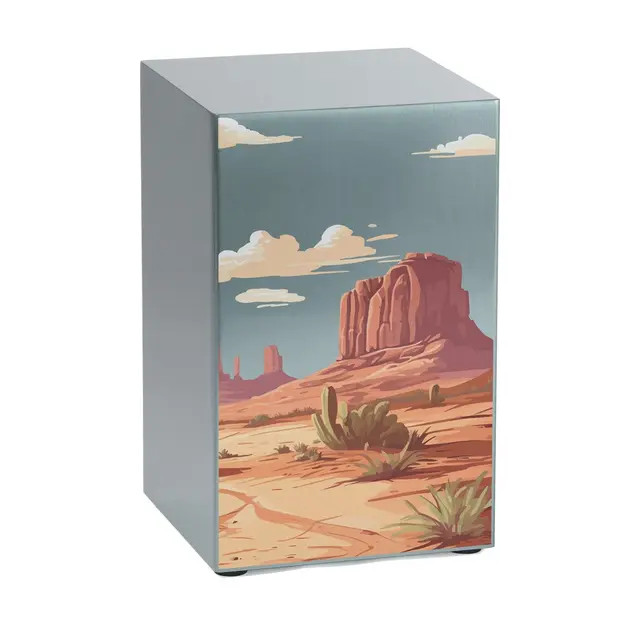 Life Canvas Desert Landscape Pewter Beaumont Cremation Urn