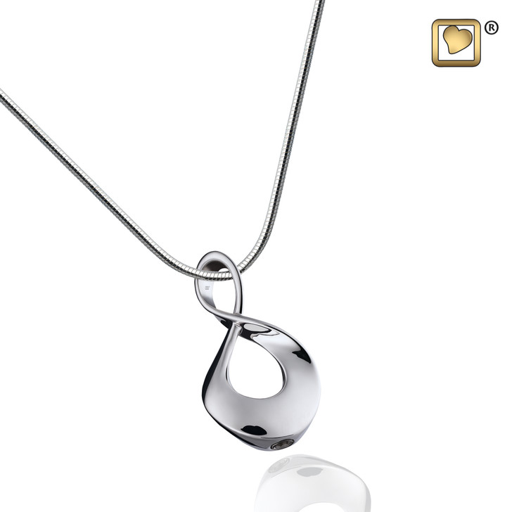 Pendant Infinite Love Rhodium Plated