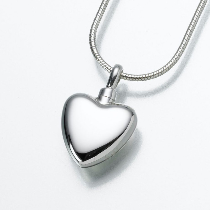 Small Sterling Silver Heart Pendant