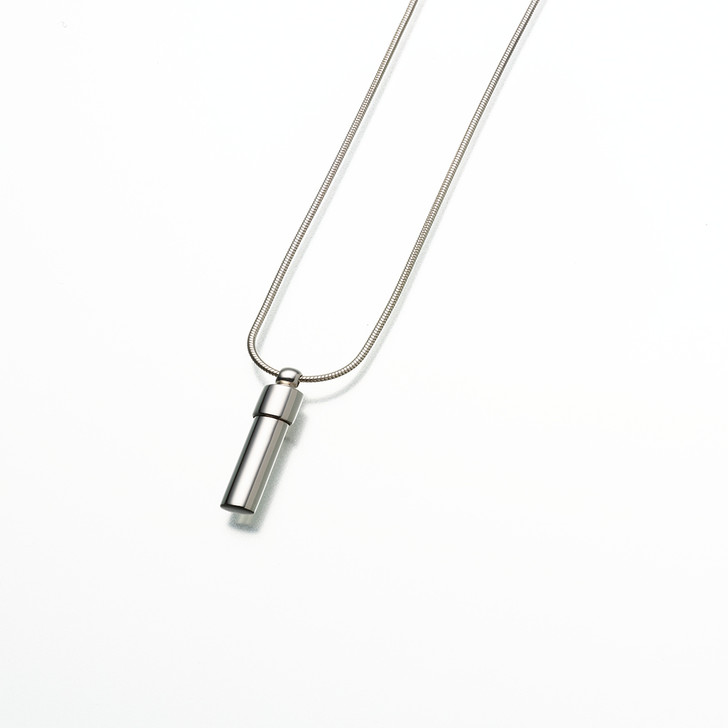 Sterling Silver Cylinder Pendant