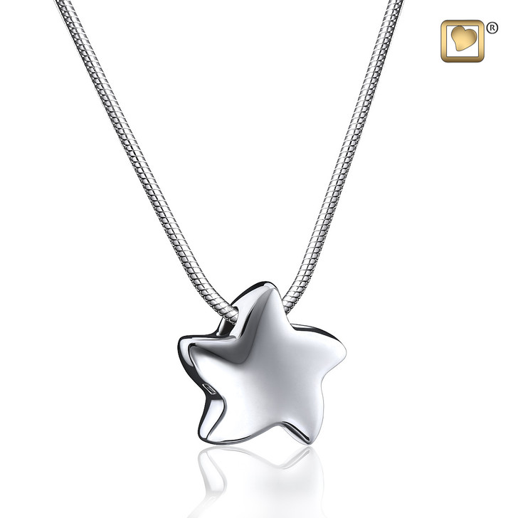 Angelic Star Sterling Silver Cremation Jewelry