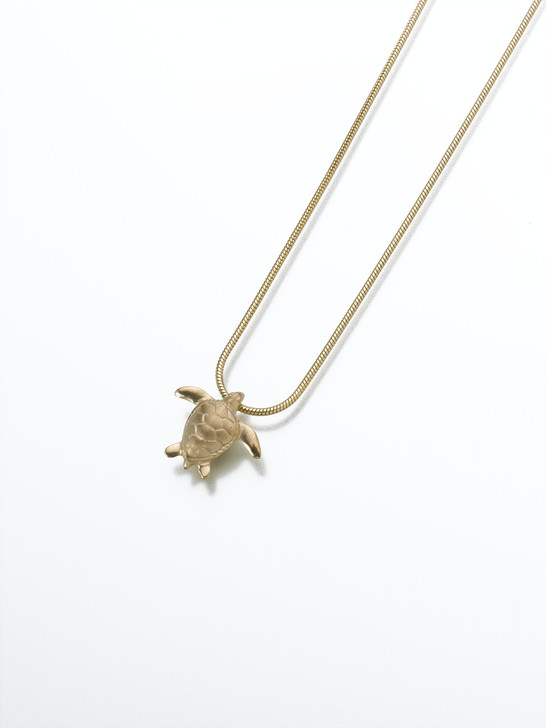 Gold Vermeil Sea Turtle Pendant