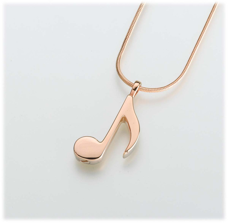 Gold Vermeil Musical Note Pendant