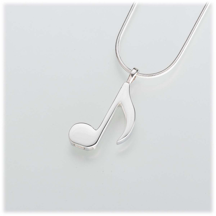 Sterling Silver Musical Note Pendant