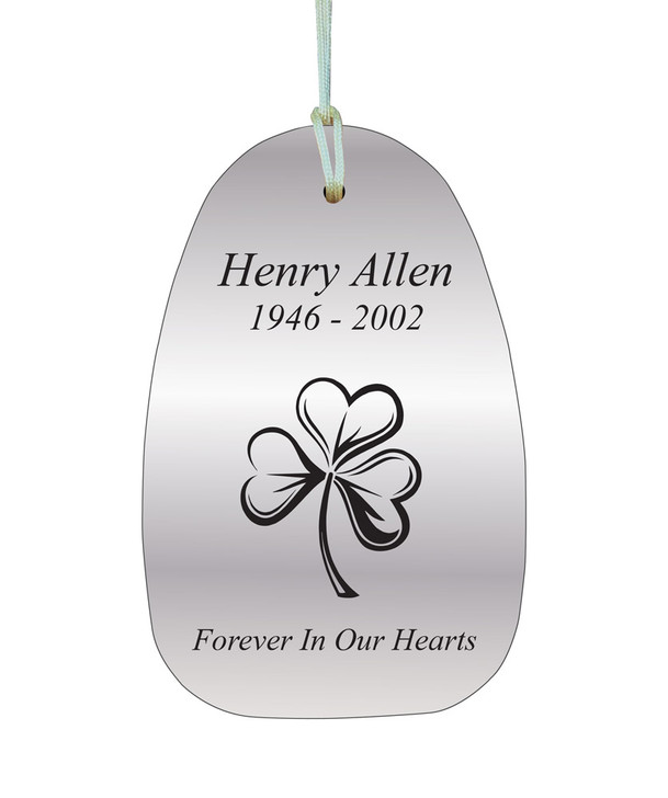 Clover Memorial Wind Chime Cremation Urn