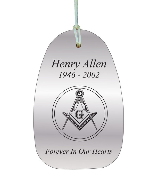 Masons Memorial Wind Chime Cremation Urn