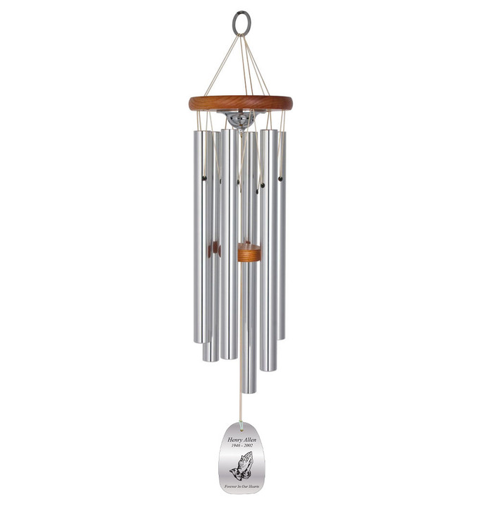 Praying Hands Memorial Wind Chime Cremation Urn