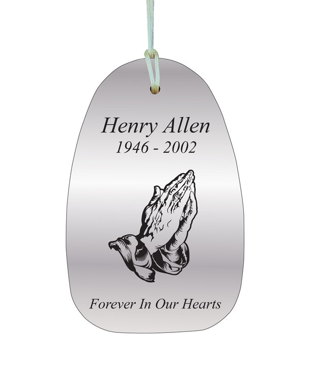 Praying Hands Memorial Wind Chime Cremation Urn