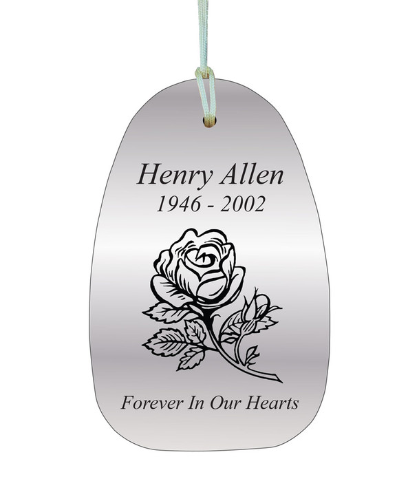 Rose Memorial Wind Chime Cremation Urn