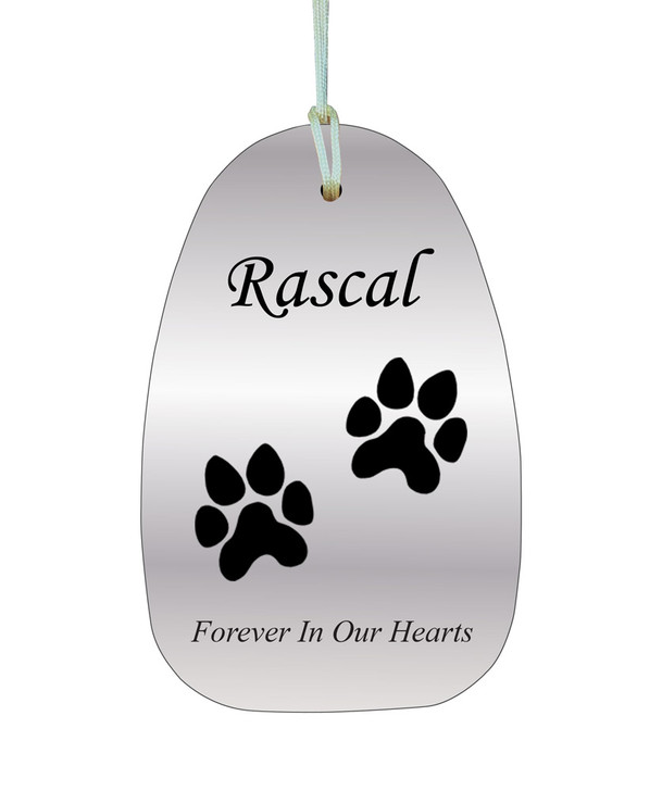 Dog Paws Memorial Wind Chime Cremation Urn