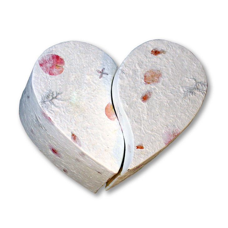Unity Floral Companion Heart Biodegradable Adult Urn