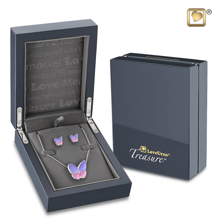 Eternity Earrings Sterling Silver Cremation Jewelry
