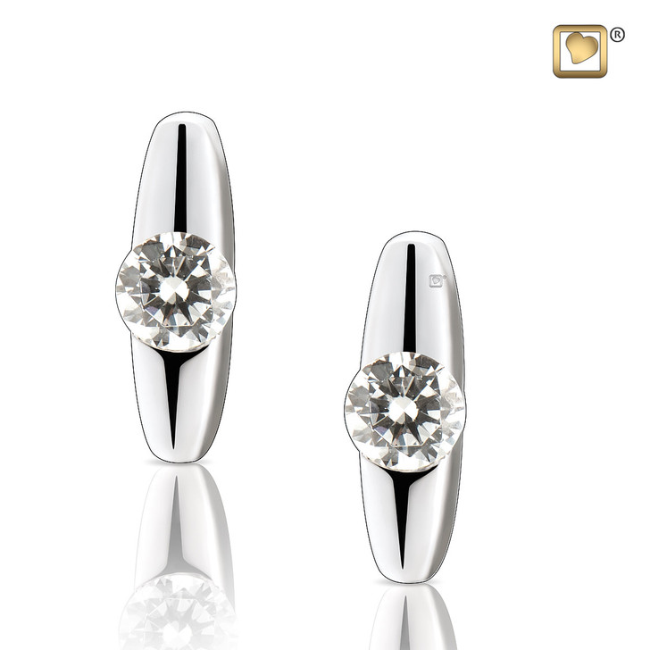 Hope Earrings Sterling Silver Cremation Jewelry