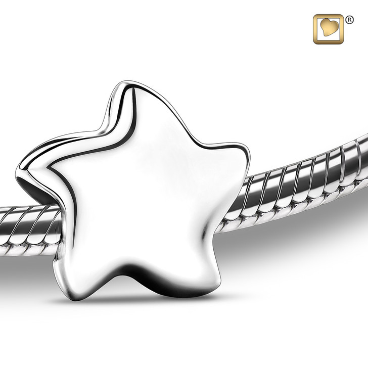 Angelic Star Cremation Bead