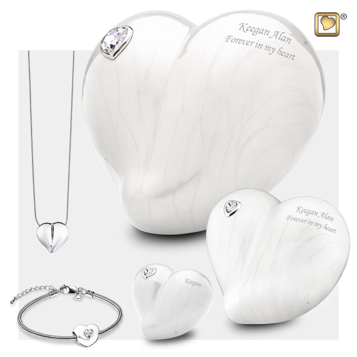 LoveHeart Pearl Urn
