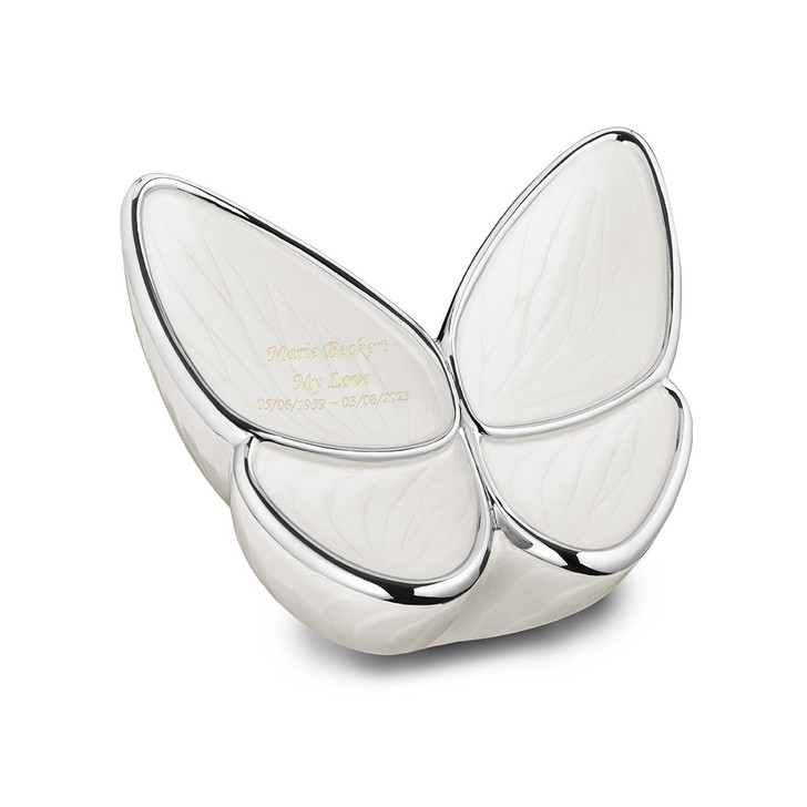 Wings of Hope White Urn