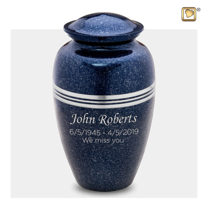 Speckled Indigo Urn