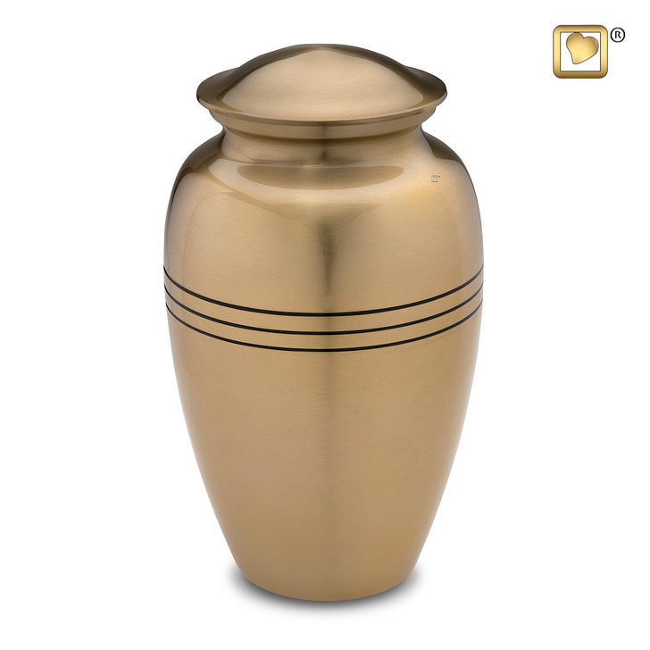 Radiance Brushed Gold Urn