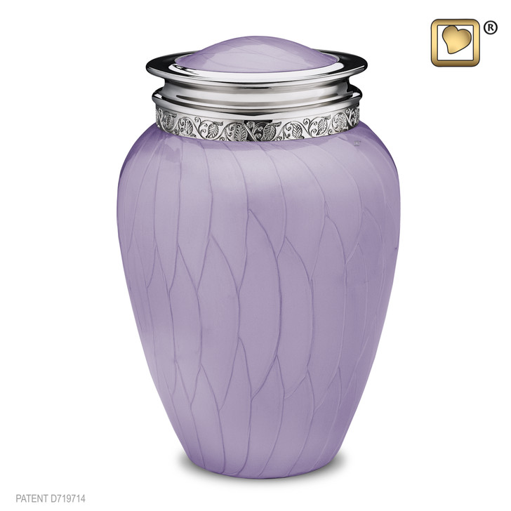 Blessing Lavender Silver Urn