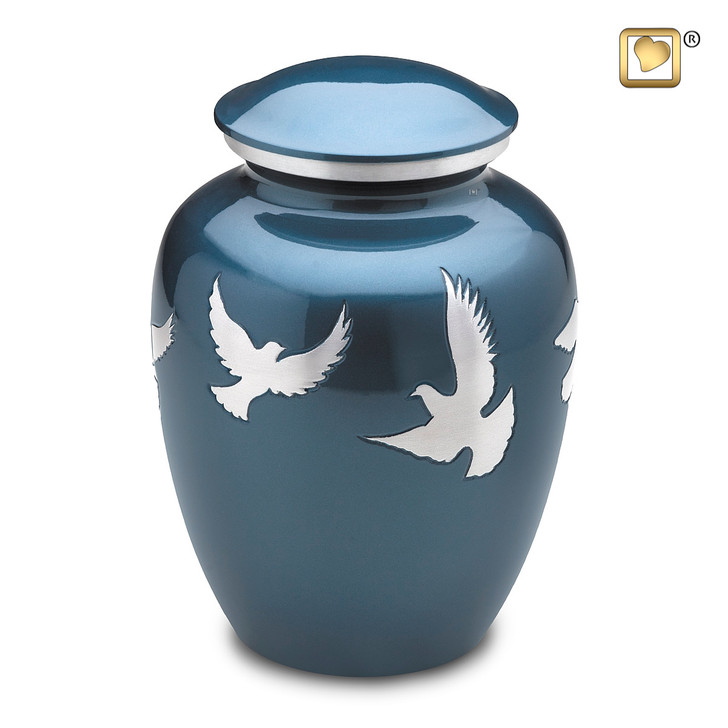 Divine Flying Doves Urn