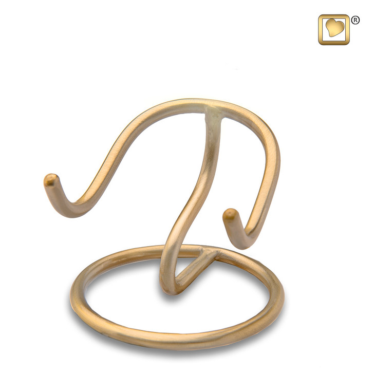 Gold Heart Stand