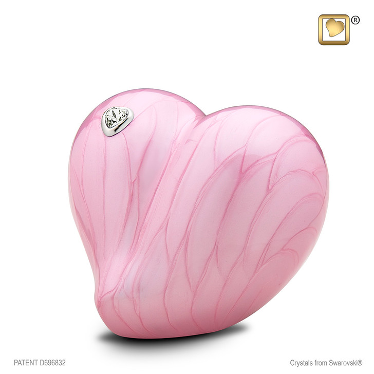 LoveHeart Crimson Urn - Medium