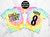 Custom Tie Dye Birthday Shirt | Any Name Age Birthday Tie Dye Tee | Custom Name Birthday Girl Shirt | Rainbow Tie Dye