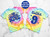 On Cloud Nine Birthday Shirt | 9th Birthday Tie Dye Tee | Custom Name Birthday Girl Shirt | Ninth Birthday Outfit | Rainbow Tie Dye Kids