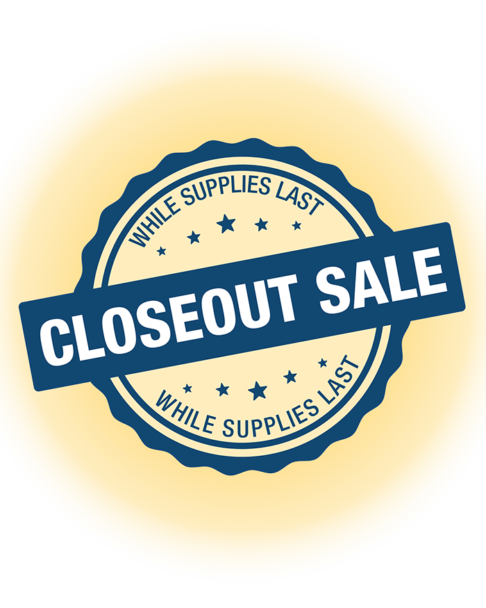 Closeout Sale!