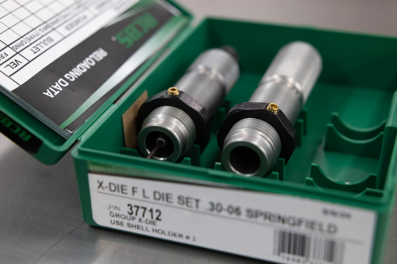 X‑Die Full‑Length Die Set | One‑Time Trim Sizer with Expander