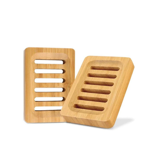 Wooden Rectangular Soap Dish